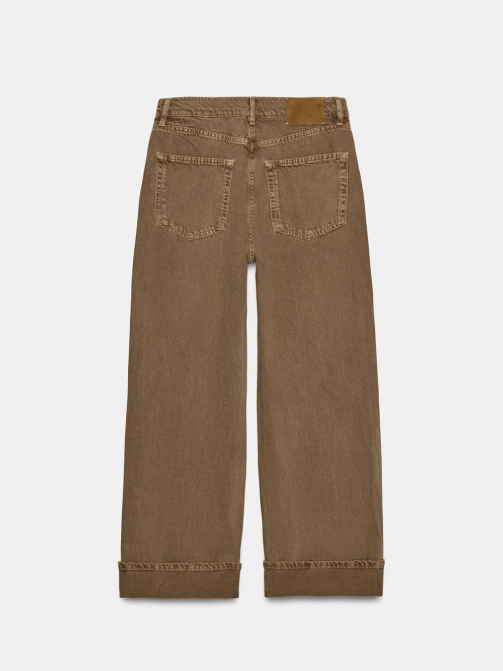 Zara Mid-Rise Brown Jeans NWT - Picture 6 of 7